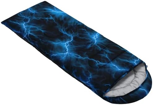 QOOMO Camping Sleeping Bags,3 Season Warm & Cool Weather,Lightweight,Waterproof Sleeping Bags for Adults & Kids,Traveling,and Outdoors,Camping Gear Equipment