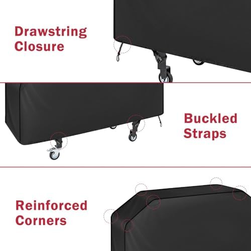 iCOVER 36 inch Griddle Cover for Blackstone, Waterproof Flat Top Grill Cover, Fits Camp Chef, Blackstone 1528 & 4 Burner Griddle