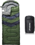 MalloMe Sleeping Bags for Adults Cold Weather & Warm - Backpacking Camping Sleeping Bag for Kids 10-12, Girls, Boys - Lightweight Compact Camping Essentials Gear Accessories Hiking Sleep Must Haves