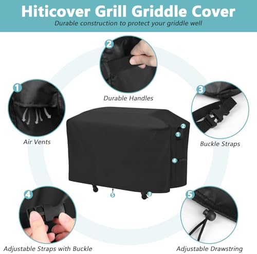 Grill Cover for Nexgrill Daytona 720-1116 4-Burner Gas Griddle