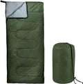 Envelope Sleeping Bags 4 Seasons Warm or Cold Lightweight Indoor Outdoor Sleeping Bags for Adults, Backpacking, Camping