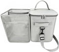 Cooler Organizer Insert, 2-in-1Leakproof Beach Bag Organizer, Portable Dry-Wet Separate Tote Insert, Gray