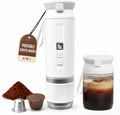 4-in-1 Portable Espresso Coffee Maker,Travel Mini Coffee Machine Camping RV
