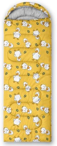 Axolotl Unicorn Sleeping Bag for Kids Boys Girls–Lightweight Warm Cold Weather Sleeping Bags,Waterproof Portable Sleeping Bag with Compression Sack for Camping Backpacking Outdoor Indoor