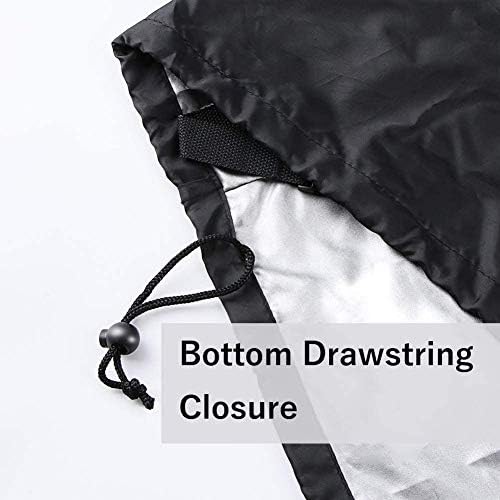 iCOVER Grill Cover, 70 inch BBQ Grill Cover for Outdoor Grill, Anti-UV & Fade Resistant Gas Grill Cover, Waterproof Barbecue Grill Covers for Weber, Char-Broil, Nexgrill and More, Black