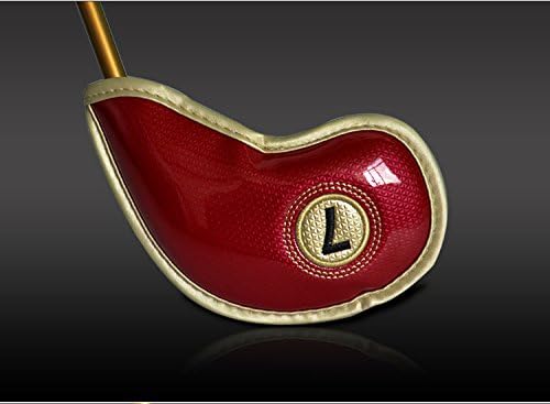 HISTAR 10pcs Crystal Pu Leather Golf Iron Head Covers Set Iron Club Headcover