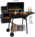 Royal Gourmet CC1830S BBQ Charcoal Grill and Offset Smoker, Outdoor Camping
