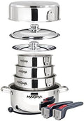 Magma A10-360L-IND 10 Piece Stainless Steel Nesting Cookware Set