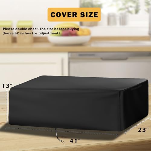 Grill Cover for Blackstone 1860 2225 On The Go Range Top Combo Griddle, Heavy-Duty 600D Tabletop BBQ Cover for Blackstone 22 inch Camping Griddle