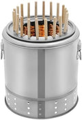 Portable Charcoal Grill, Medium-20 Skewers