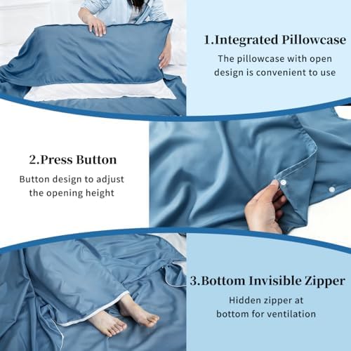 Sleeping Bag Liner, Compact Travel Sheets for Hotel Hostel