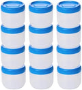 humangear STAX Stackable Containers, Medium Mid, Clear/Blue