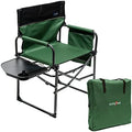 SUNNYFEEL Oversized Camping Chair Portable Directors Chairs with Side Table