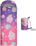 Kids Sleeping Bag for Camping, Lightweight 3 Season Cold Weather Warm Bag