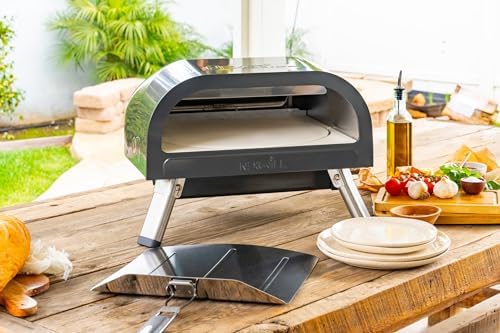 Nexgrill Tabletop Ora 16" Propane Gas Pizza Oven Cooker with Foldable Leg