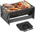 Charcoal Grill Portable Folding with Carry Bag,BBQ Camping Grill Fire Pit