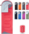 Sleeping Bags for Adults Backpacking Lightweight Waterproof- Cold Weather Sleeping Bag for Girls Boys Mens for Warm Camping Hiking Outdoor Travel Hunting with Compression Bags