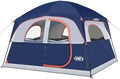 UNP 6 Person Tents for Camping Waterproof Family Cabin Tent with Rainfly