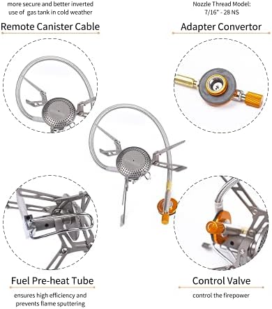 Fire-Maple Blade 2 Portable Camping and Backpacking Stove with Preheat Tube
