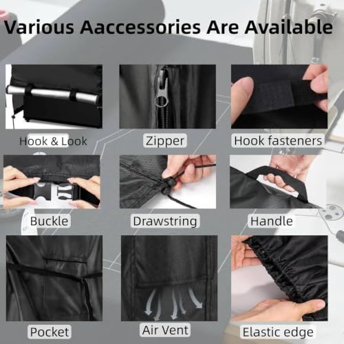 Personalized Outdoor Grill Cover Custom Size/Shape/Color/Accessory