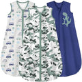 Yoofoss Baby Sleep Sack 0-6 Month 0.5TOG 100% Organic Cotton 2-Way Zipper