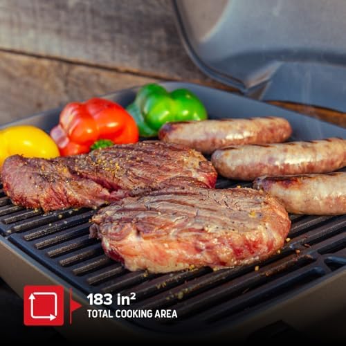 Nexgrill Tabletop 1 Burner Gas Grill, Compact with Cast Aluminum Frame