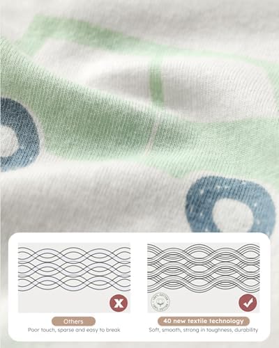 Yoofoss Baby Sleep Sack 0-6 Month 0.5TOG 100% Organic Cotton 2-Way Zipper