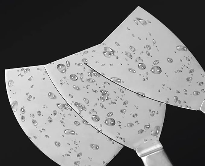 Flex All Stainless Steel Joint Knife Putty Scraper,8-Inch Professional Grade 420 stainless steel, All-Metal, Precision Ground Edge Putty Knife Tape Knife (8")