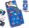 Primlect Toddler Nap Mat with Pillow, Thickened Extra Large Sleeping Bag