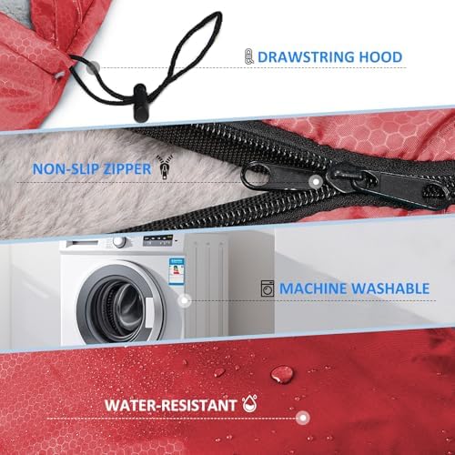 oaskys Camping Sleeping Bag - 3 Season Warm & Cool Weather - Summer Spring Fall Lightweight Waterproof for Adults Kids - Camping Essentials Gear Accessories Hiking Sleep Must Haves