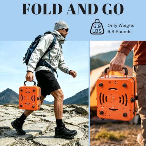 GGC 2 Burner Portable Camping Stove 5-Piece Kit for Camping