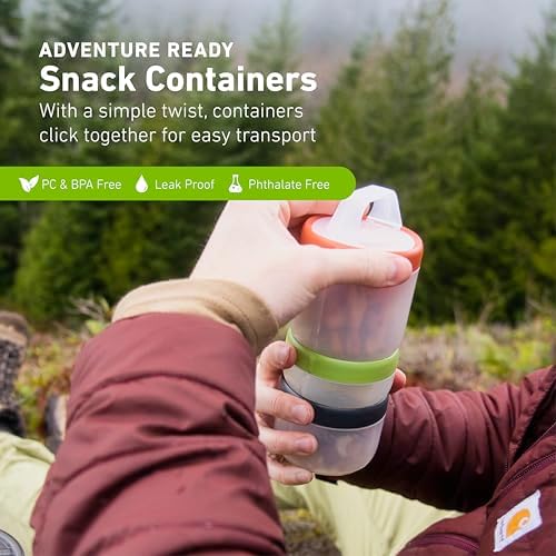 humangear STAX Stackable Containers, Small, Spectrum