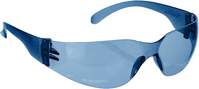 BISON LIFE Safety Glasses - Scratch Resistant Wrap Around Eyewear, Polycarbonate ANSI Z87.1 Impact Resistant Lens