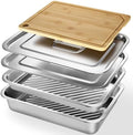 5-in-1 Grill Food Prep BBQ Meat Tray Container and Carry System Accessories