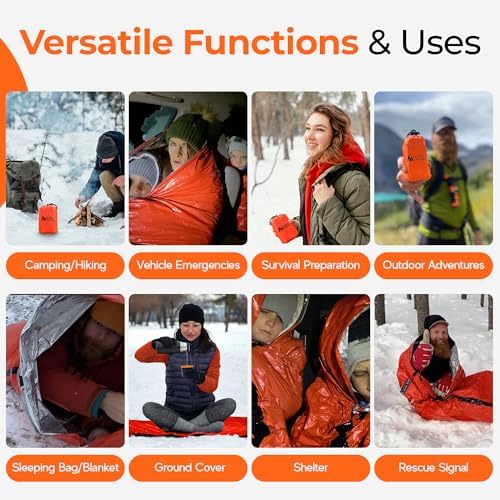 Sierra Madre Emergency Sleeping Bag, Waterproof Thermal Bivy Sack