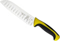 Mercer Culinary Millennia Color Handle Cutlery 7" Santoku Knife (Granton Edge) Yellow