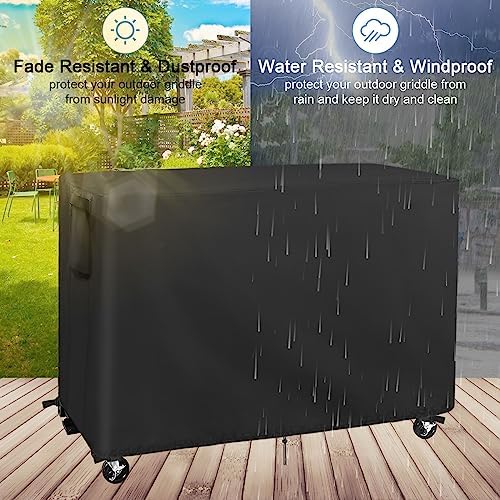 58 Inch Flat Top Grill Cover for Royal Goumet GB8001 8-Burner Gas Griddle