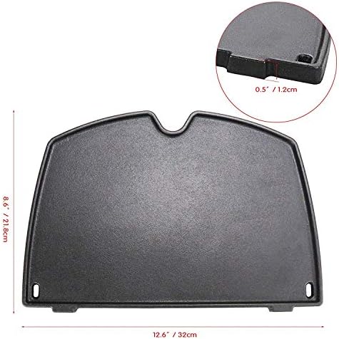 Cast Iron Griddle Accessories for Weber Q1200 Q1000 Q120 Q100 Gas Grill