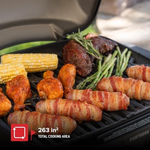 Nexgrill Tabletop 2 Burner Gas Grill & Griddle Combo, 2-in-1 with Handles