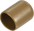 uxcell 20pcs Rubber End Caps 15mm(5/8") ID Vinyl PVC Round Tube Bolt Cap Cover Screw Thread Protectors Light Brown