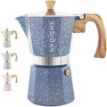 GROSCHE Milano Stovetop Espresso Maker Moka Pot 9espresso Cup 15.2oz Indigo