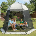 Abahub Portable Screen House Tent for 4 Person, 9.2x9.2x6.6 ft