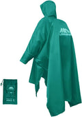 longsinger Rain Poncho for Adult, Waterproof Rain Poncho with Hood and Sleeve, Ideal for Hiking, Hunting, Camping