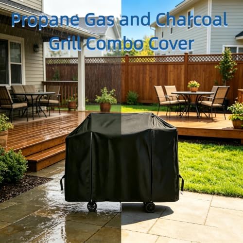 Propane Gas Grill Griddle Combo Cover for Sophia William for Royal Goumet