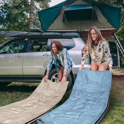 Tudomro 2 Pcs Camping Sleeping Bag for Adults Lightweight Packable Waterproof Camping Gear Equipment to Keep Warm for Outdoor Backpacking Hiking Travel