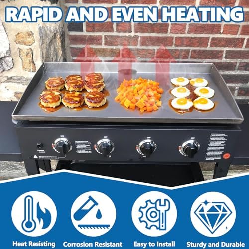 36 Inch Griddle Replacement Top for Blackstone 36" 4 Burner Griddle Grill