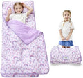 Lasoftan Toddler Nap Mat with Pillow and Blanket, Extra Large Rolled Napping Mats,Slumber Bags for Boys Girls,Kids Sleeping Bag for Daycare, Preschool Travel Camping