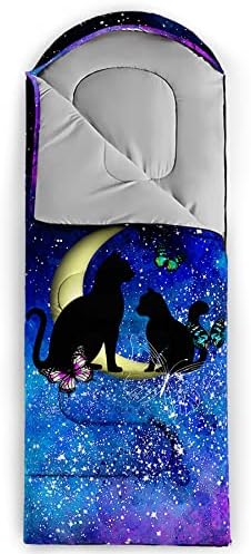 Axolotl Unicorn Sleeping Bag for Kids Boys Girls–Lightweight Warm Cold Weather Sleeping Bags,Waterproof Portable Sleeping Bag with Compression Sack for Camping Backpacking Outdoor Indoor