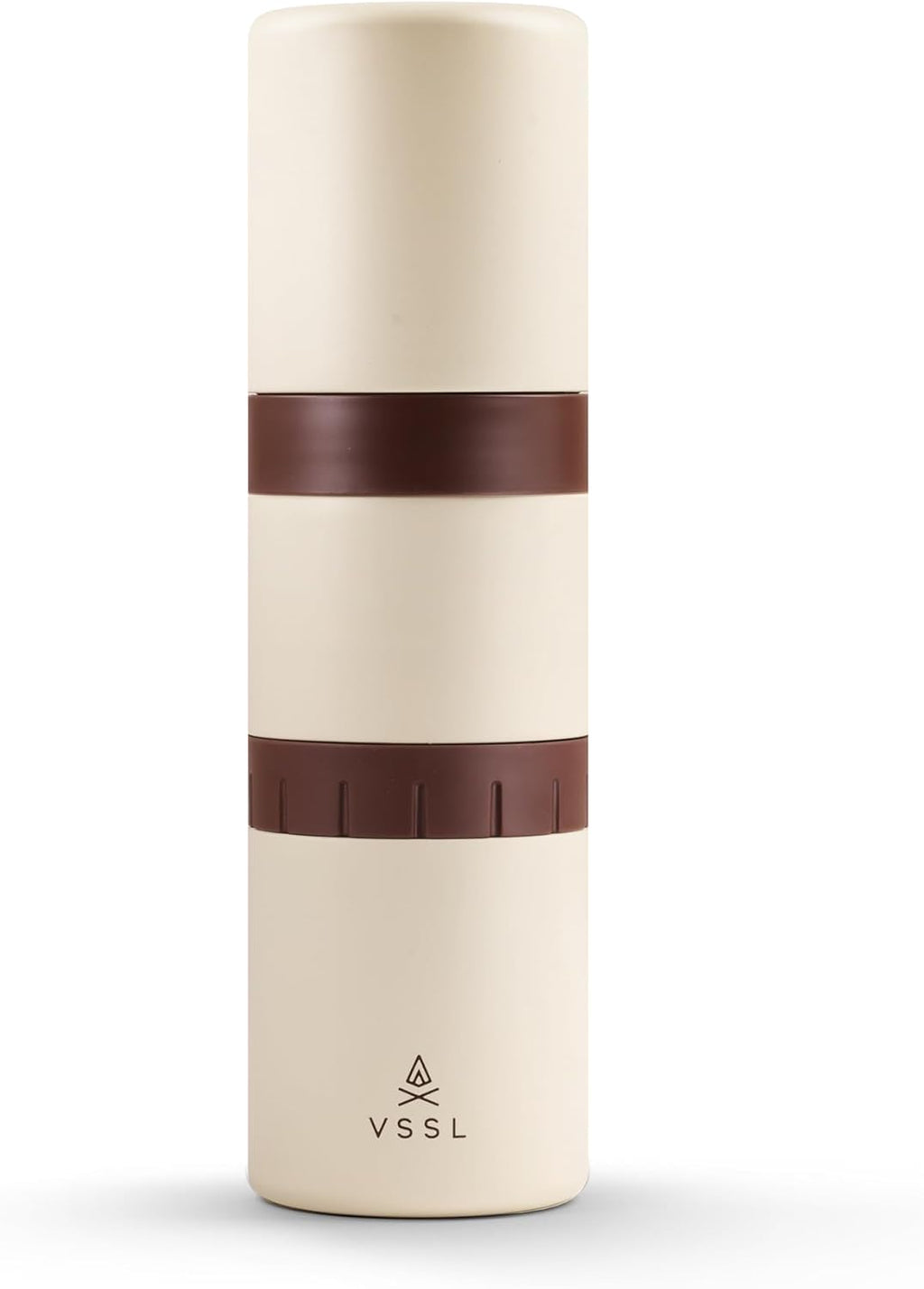 Nest Pour Over Coffee Kit | Coffee Maker for Camping | All-In-One Travel Pour Over | Transportable Dripper, Two 10oz Stainless Steel Travel Mugs | Compact Storage & Adventure Ready | Cream