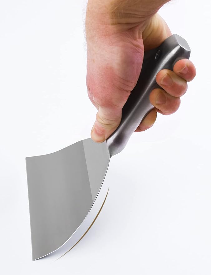 ROLLINGDOG 6 inch Putty Knife - 420 Stainless Steel Spackle Knife Drywall Knife One Piece Mirror Polished Blade for Scraping Paint, Taping